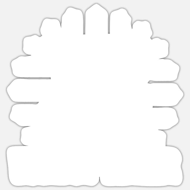 Chuchoteur de vaches - Sticker taille S (10 x 10 cm) - blanc mat