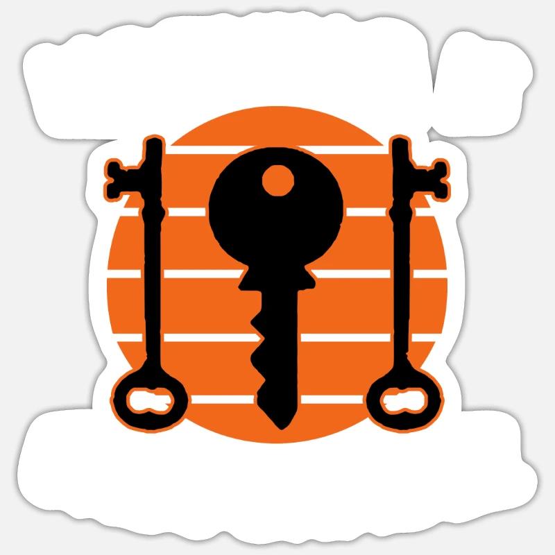 Locksmith Nothing is unlockable Pick Tools Sticker size S (10 x 10 cm)
