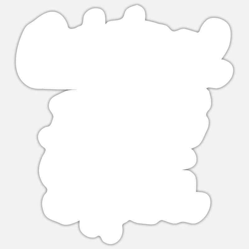 Original 100% Anni - Sticker size S (10 x 10 cm) - white matte