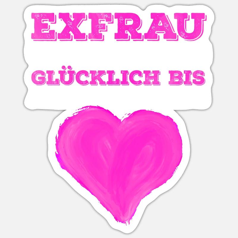 Scheidungsparty Finally Divorced Scheidung Sticker Größe S (10 x 10 cm)