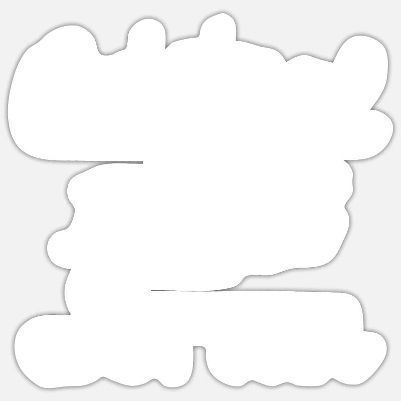 Original 100% Brian - Sticker size S (10 x 10 cm) - white matte