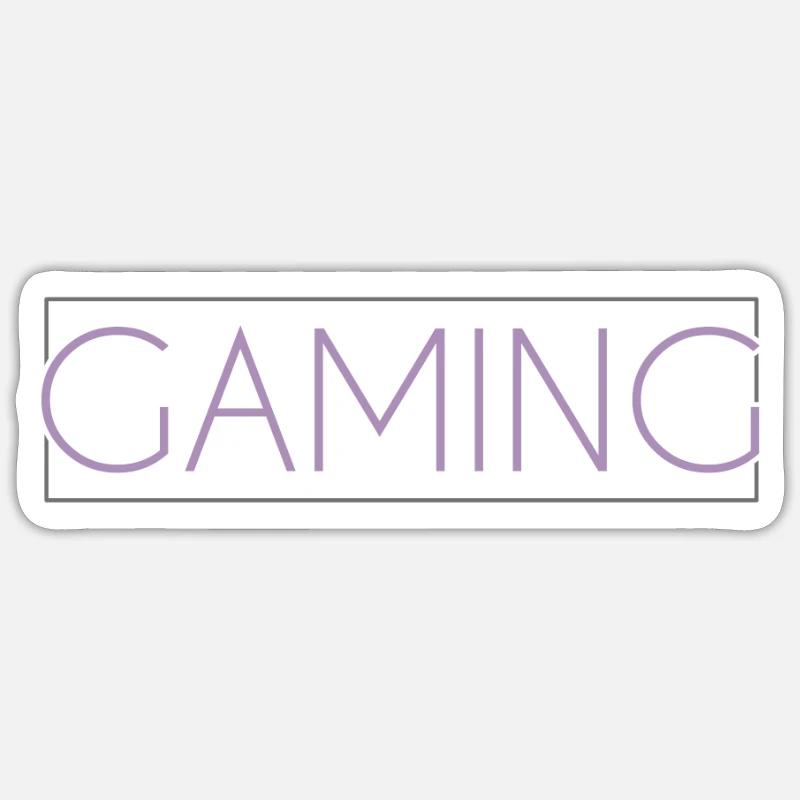 Lettrage de jeu - Sticker taille S (10 x 10 cm) - blanc mat