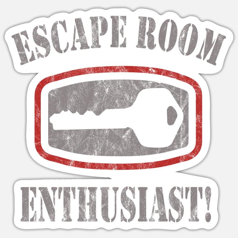 Salle d’évasion Sticker taille S (10 x 10 cm)