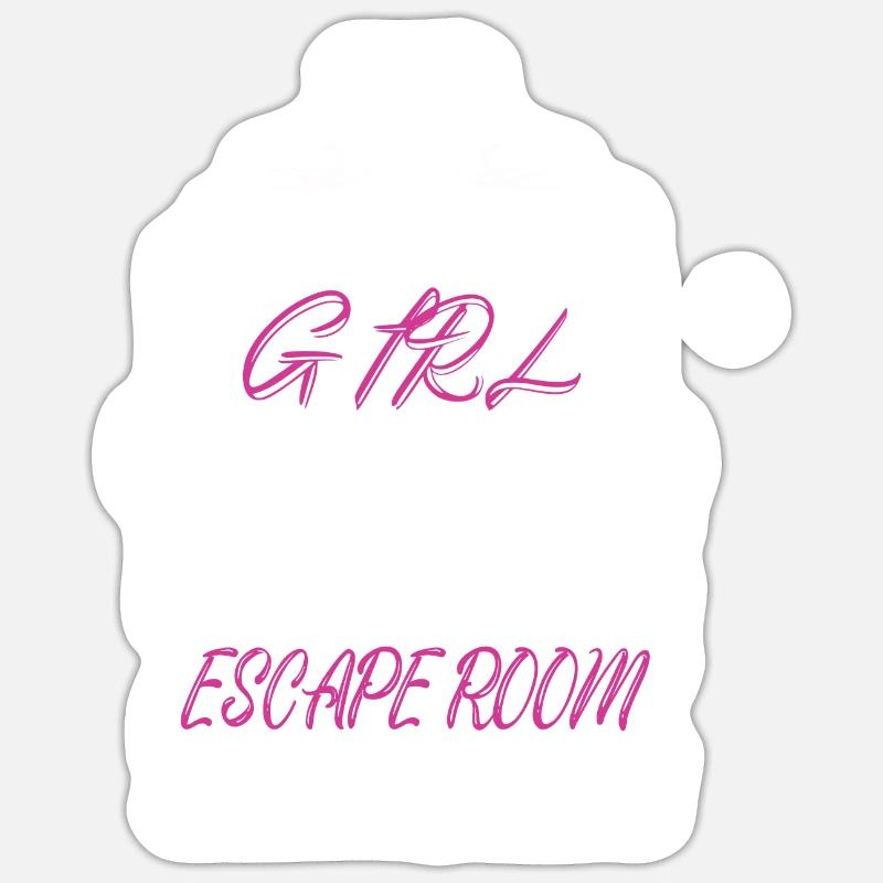 Salle d’évasion Sticker taille S (10 x 10 cm)