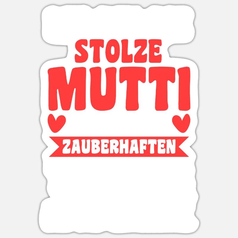 Mutter Tochter Muttertag Mama Sticker Größe S (10 x 10 cm)