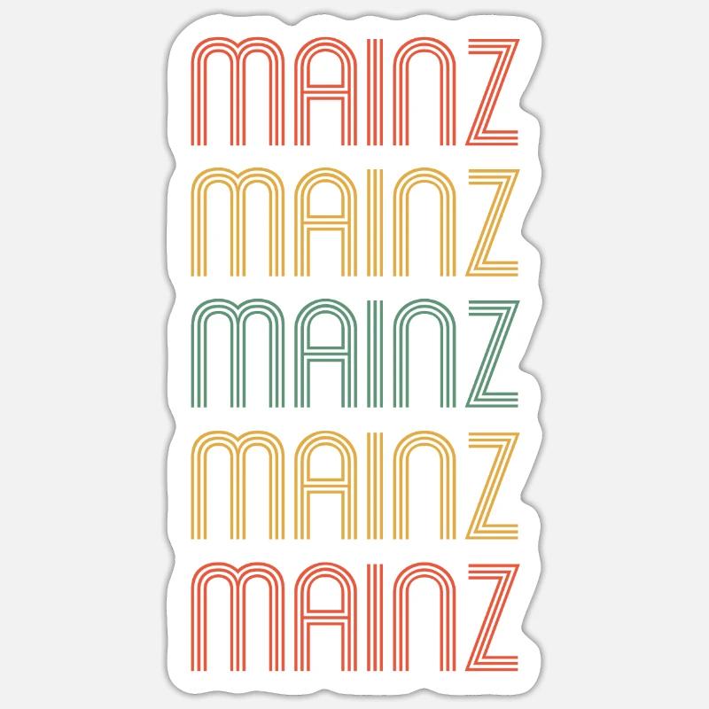 Mainzerin Mainzer Mainz Sticker size S (10 x 10 cm)