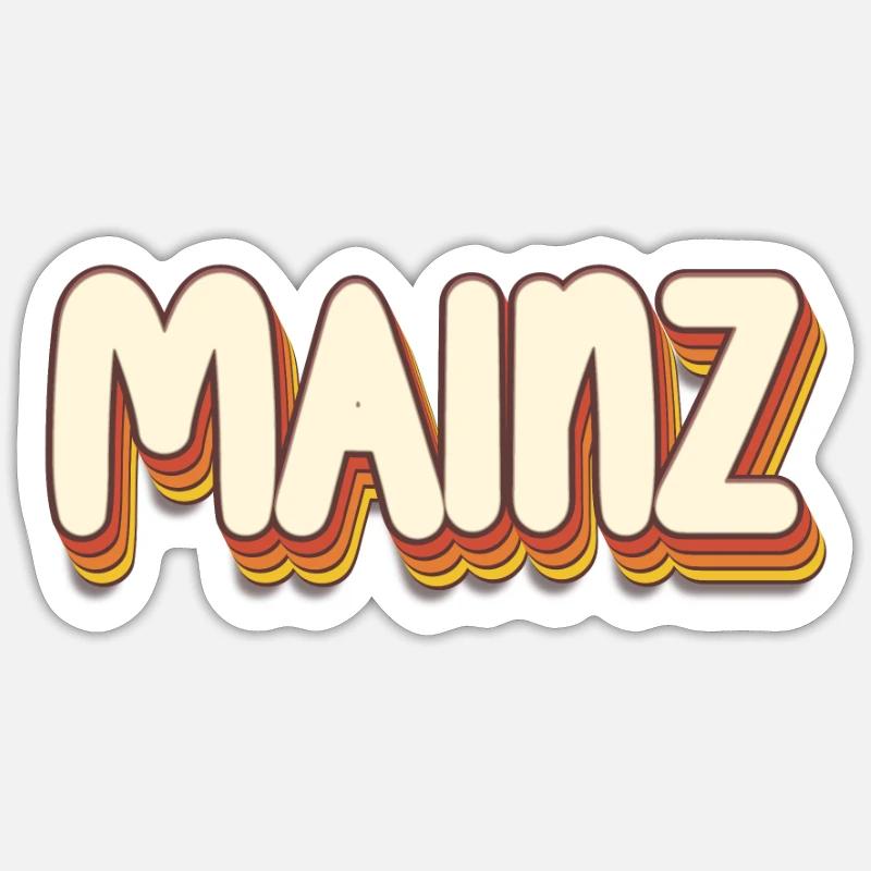 Mainzerin Mainzer Mainz Sticker size S (10 x 10 cm)