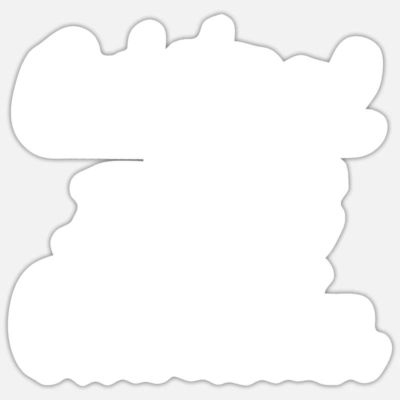 Original 100% Constantin - Sticker taille S (10 x 10 cm) - blanc mat