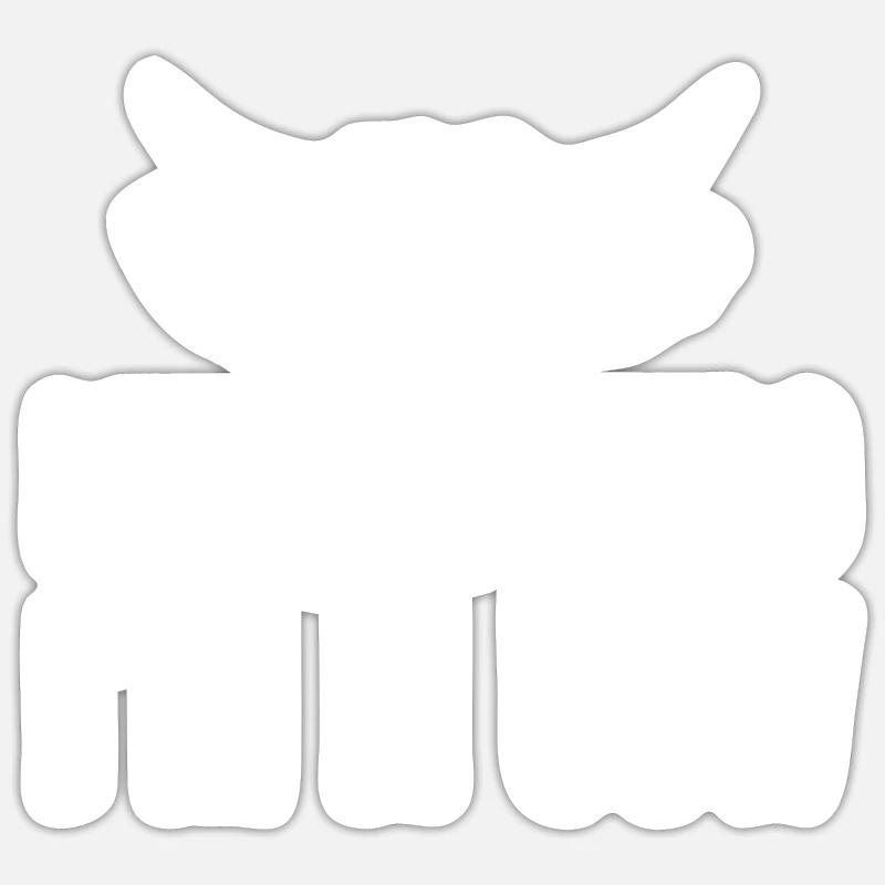 Muh Muh ich bin eine Kuh - Sticker Größe S (10 x 10 cm)