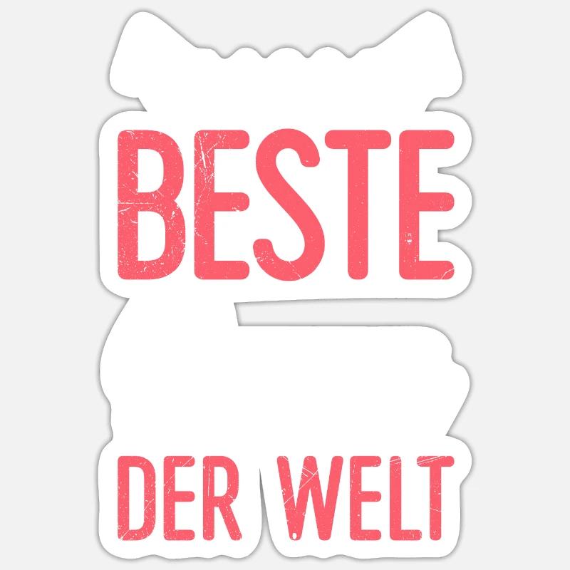 Beste Oma Muttertag weltbeste Oma Großmutter Sticker Größe S (10 x 10 cm)
