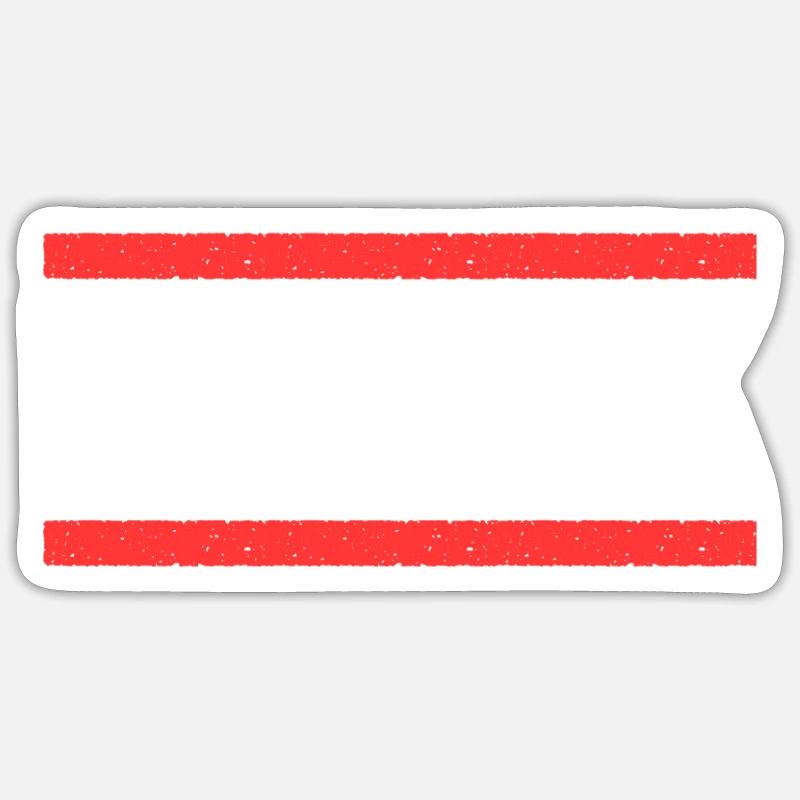 Rostockerin Rostocker Rostock - Sticker Größe S (10 x 10 cm) - Mattweiß