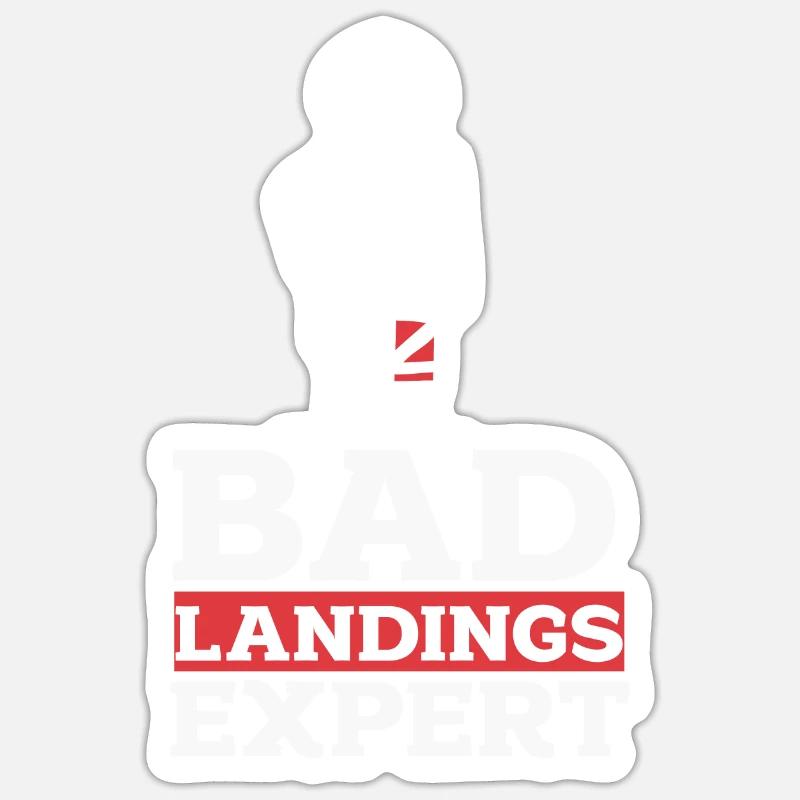 Ein Bein Witz Humor Geschenk Sticker Größe S (10 x 10 cm)