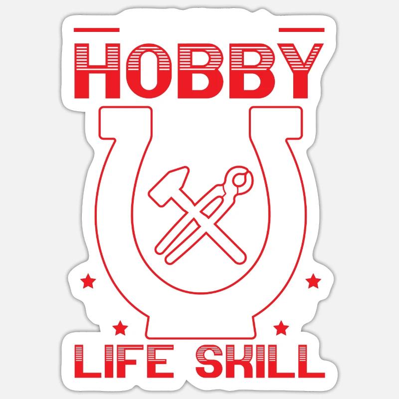 Forgeron Marteau Forgeron Forger Forge Sticker taille S (10 x 10 cm)