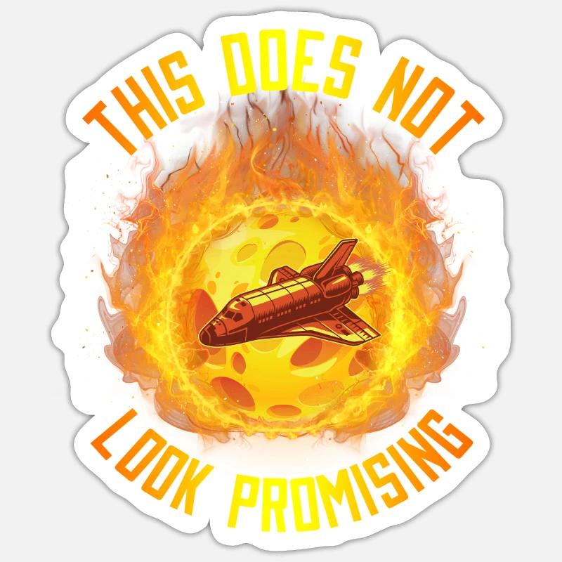 Espace Espace Astroïde Colonisation de l’espace Sticker taille S (10 x 10 cm)