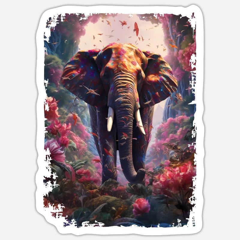 Mammoth Sticker size S (10 x 10 cm)