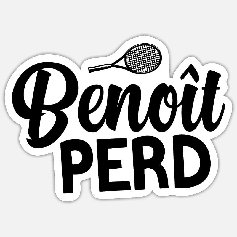Benoit Perd Sticker taille S (10 x 10 cm)