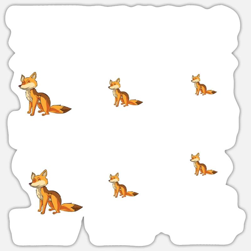 Mongoose mongoose - Sticker size S (10 x 10 cm) - white matte