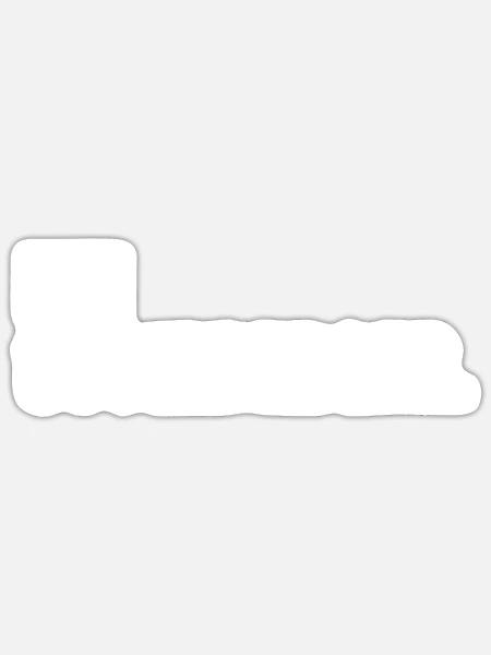 Ein Stollberger - Sticker Größe S (10 x 10 cm) - Mattweiß