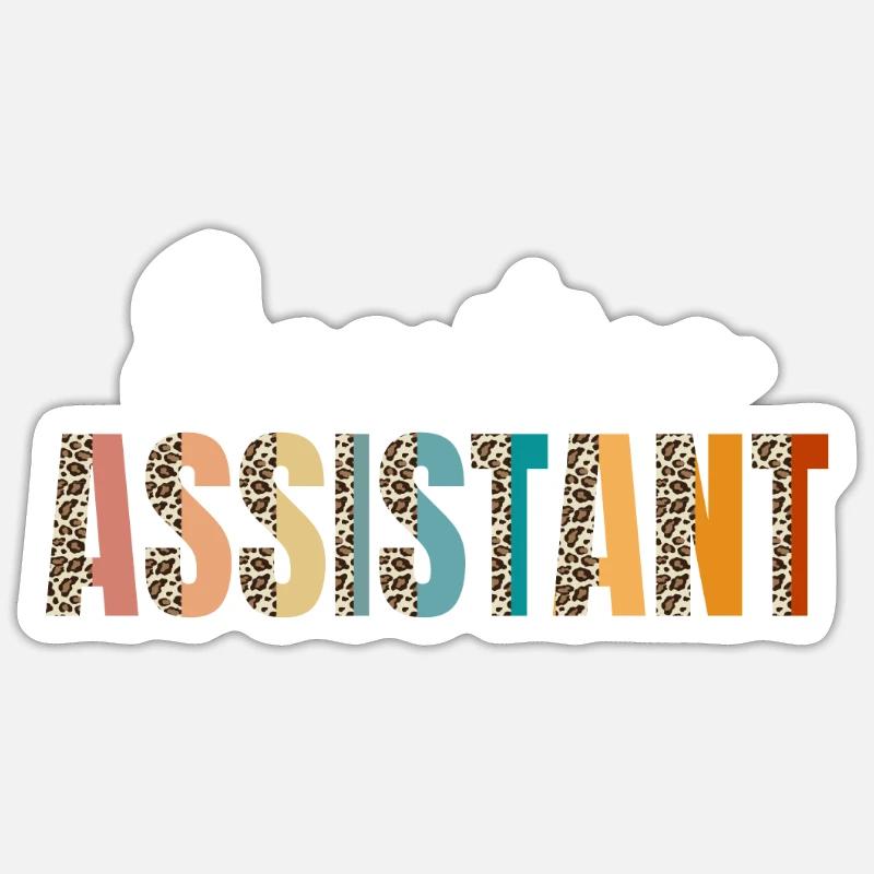 Assistent Der Geschäftsleitung Sticker Größe S (10 x 10 cm)