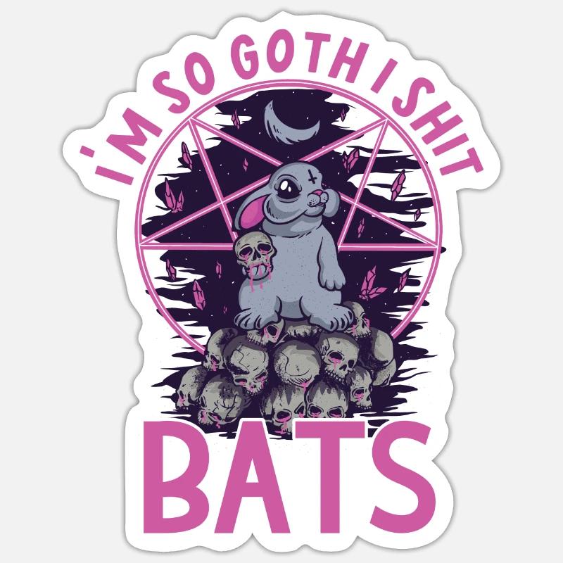 Satan Beelzebub Devil Gothic Pentagram Mystical Sticker size S (10 x 10 cm)