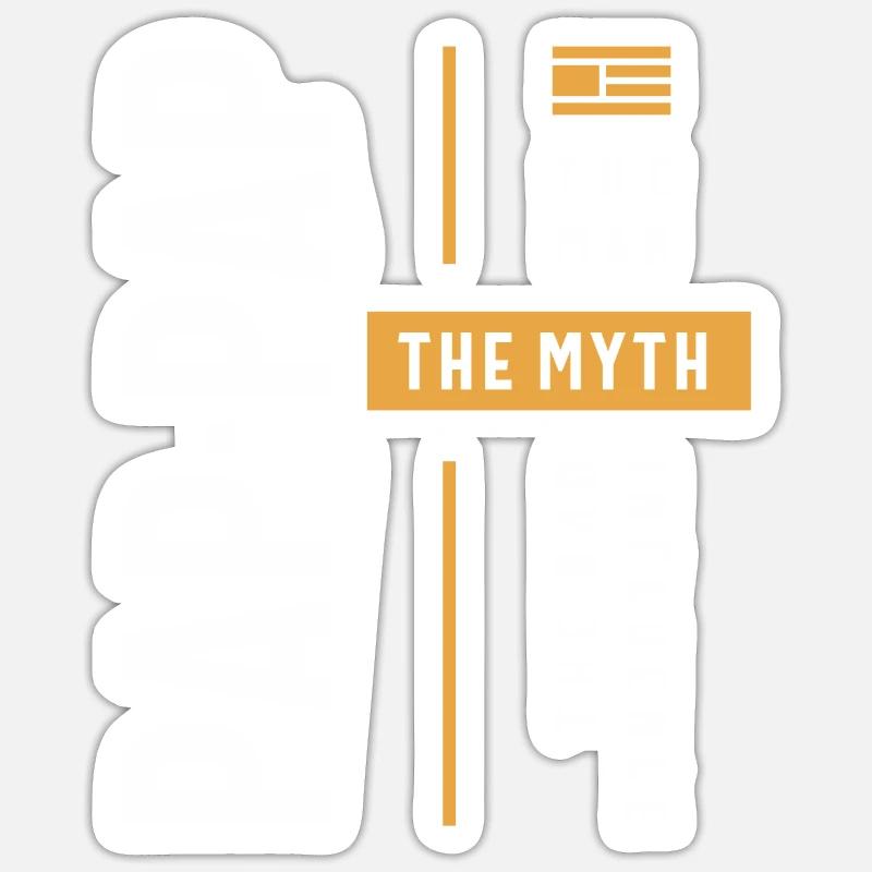 Pap-Pap: Der Mann, der Mythos, der schlechte Einfluss Sticker Größe S (10 x 10 cm)