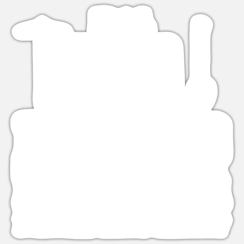 Engineer Mining Engineer - Sticker size S (10 x 10 cm) - white matte