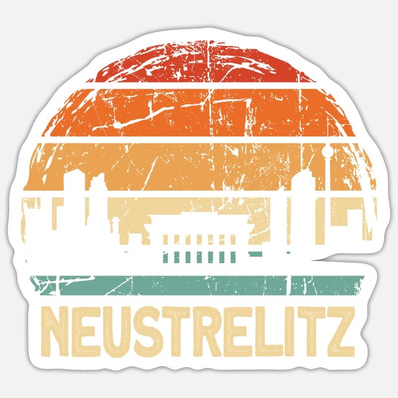 Neustrelitz Sticker Größe S (10 x 10 cm)