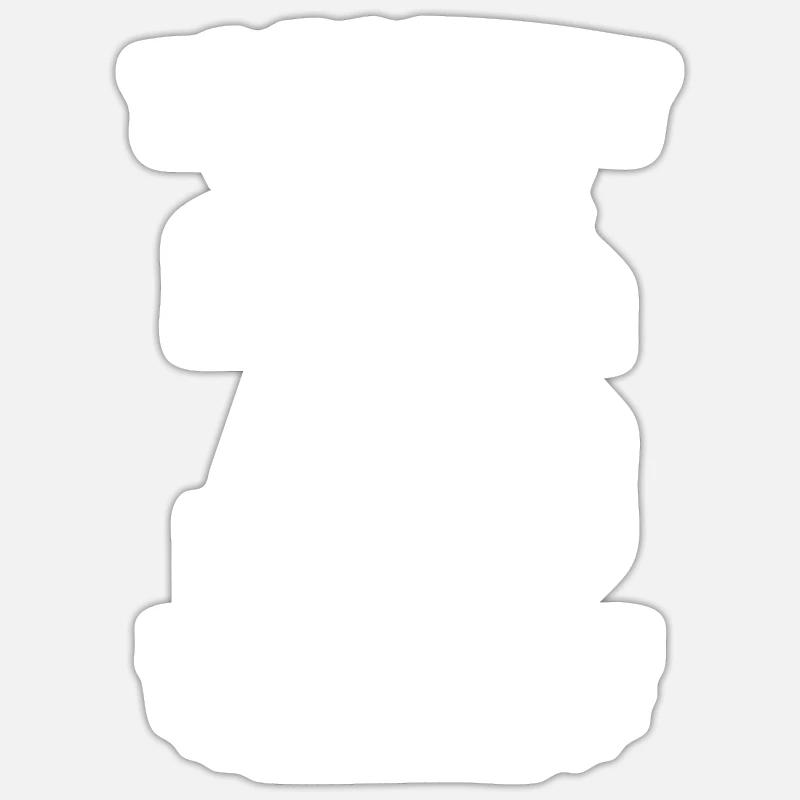 76. Geburtstag Geschenk Das Leben Beginnt Mit 76 - Sticker Größe S (10 x 10 cm) - Mattweiß