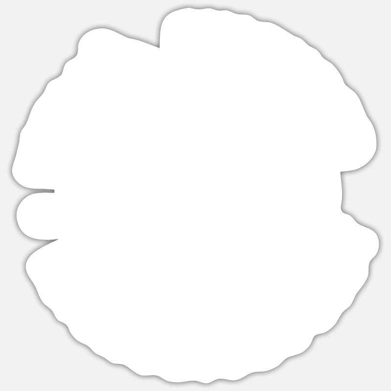 Biology Biologist Microscope - Sticker size S (10 x 10 cm) - white matte