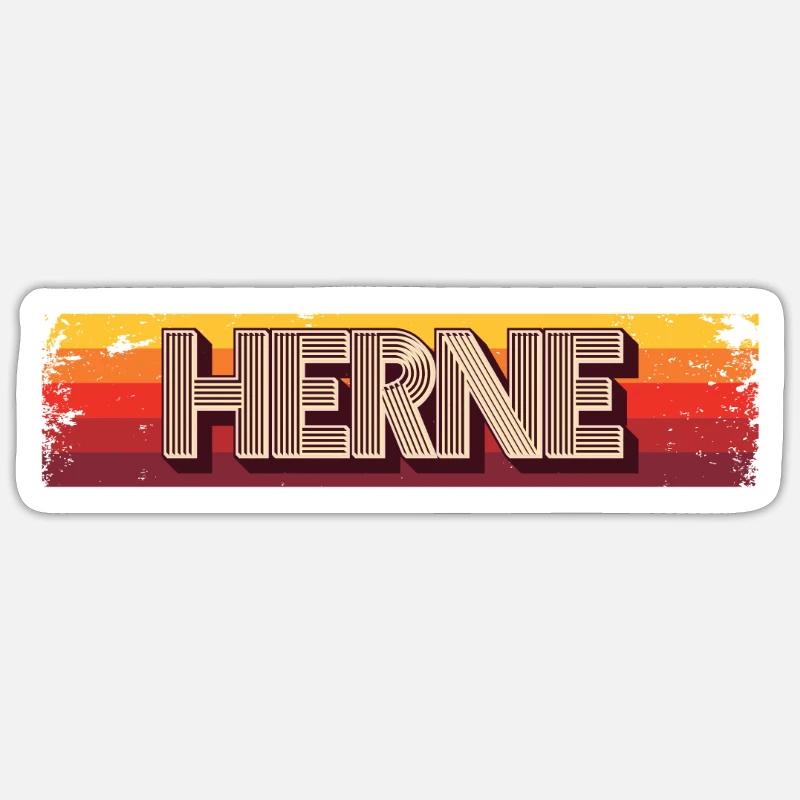 Hernerin Herner Herne - Sticker size S (10 x 10 cm) - white matte