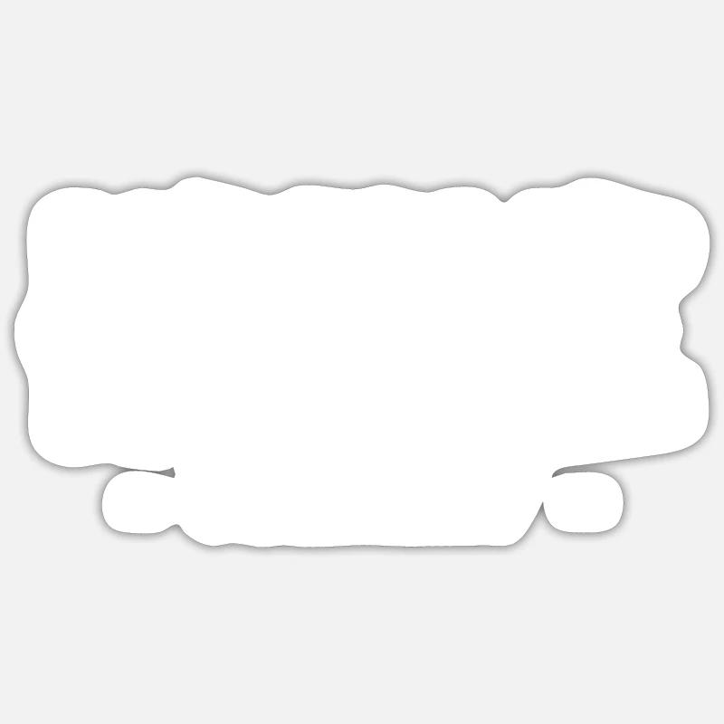 Hernerin Herner Herne - Sticker taille S (10 x 10 cm) - blanc mat