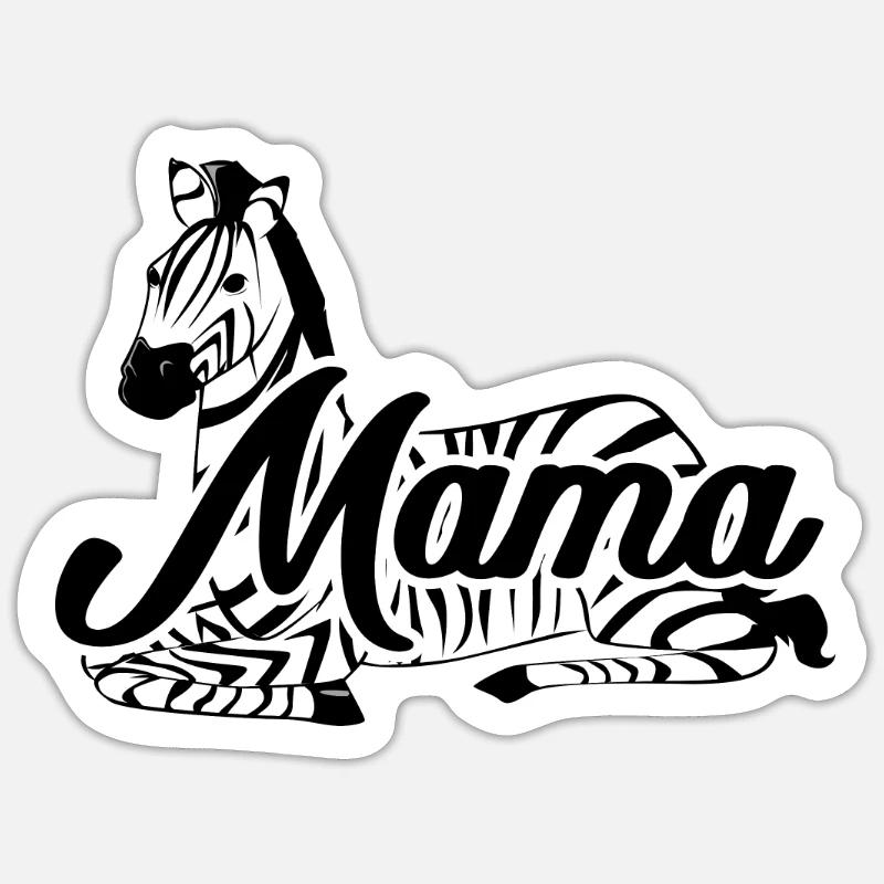 Zebra Sticker size S (10 x 10 cm)