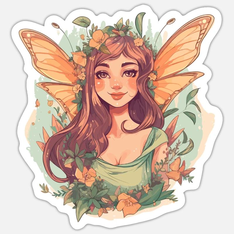 Wald Fee Sticker Größe S (10 x 10 cm)