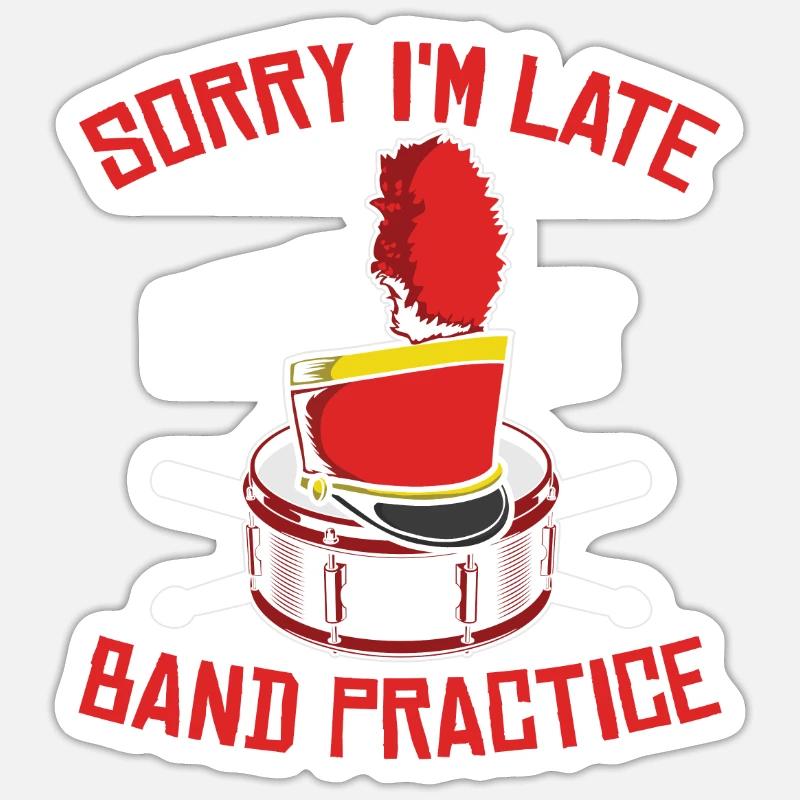 Fan Driving Train Playing Parade Practicing Sticker size S (10 x 10 cm)