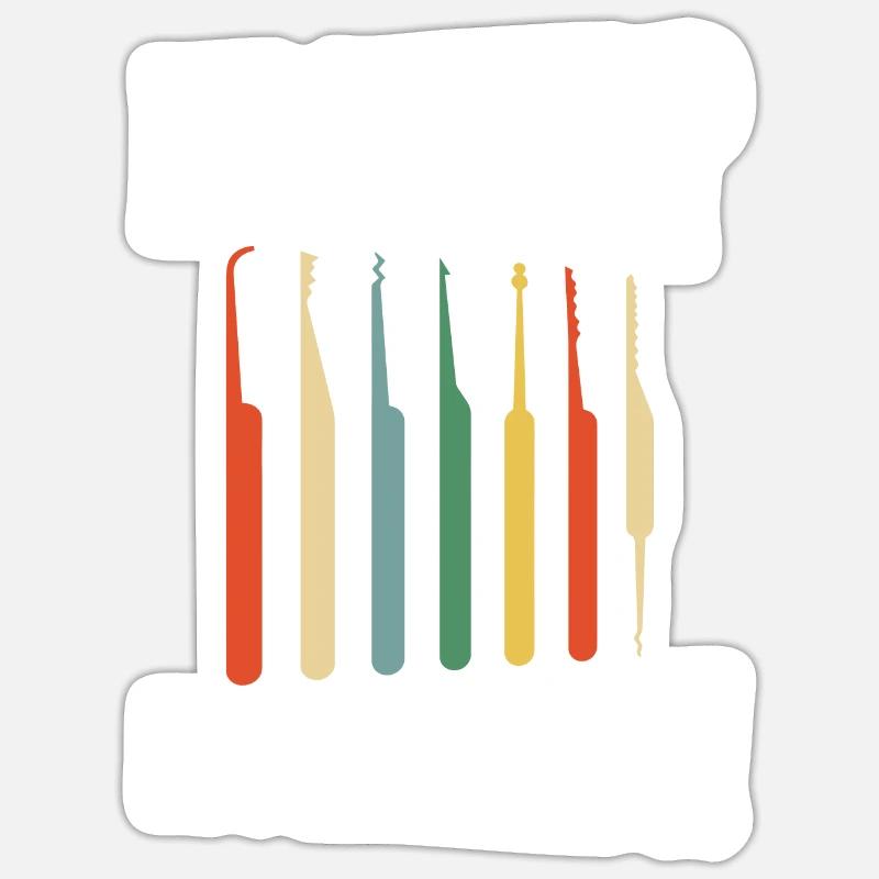 No Key? No Problem! Lockpicker Locksmith Sticker Größe S (10 x 10 cm)