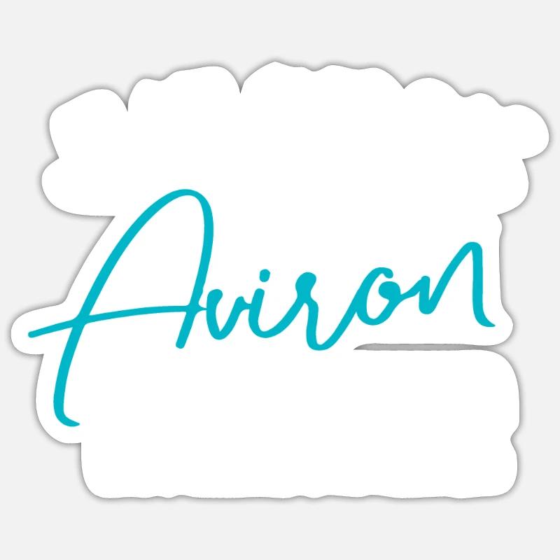 Relation Sérieuse Avec L'aviron - Sticker taille S (10 x 10 cm) - blanc mat