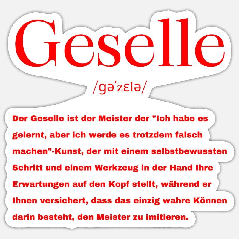 Sticker Größe S (10 x 10 cm) - 