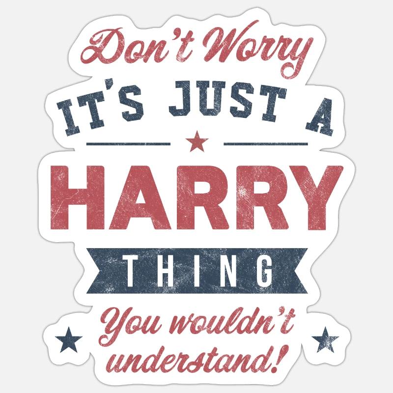 Its a Harry thing - Sticker size S (10 x 10 cm) - white matte