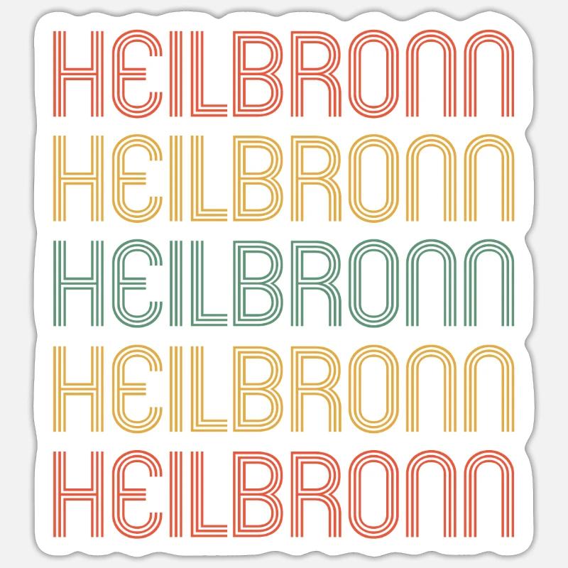 Heilbronnerin Heilbronner Heilbronn - Sticker size S (10 x 10 cm) - white matte