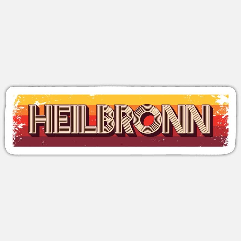 Heilbronnerin Heilbronner Heilbronn - Sticker size S (10 x 10 cm) - white matte