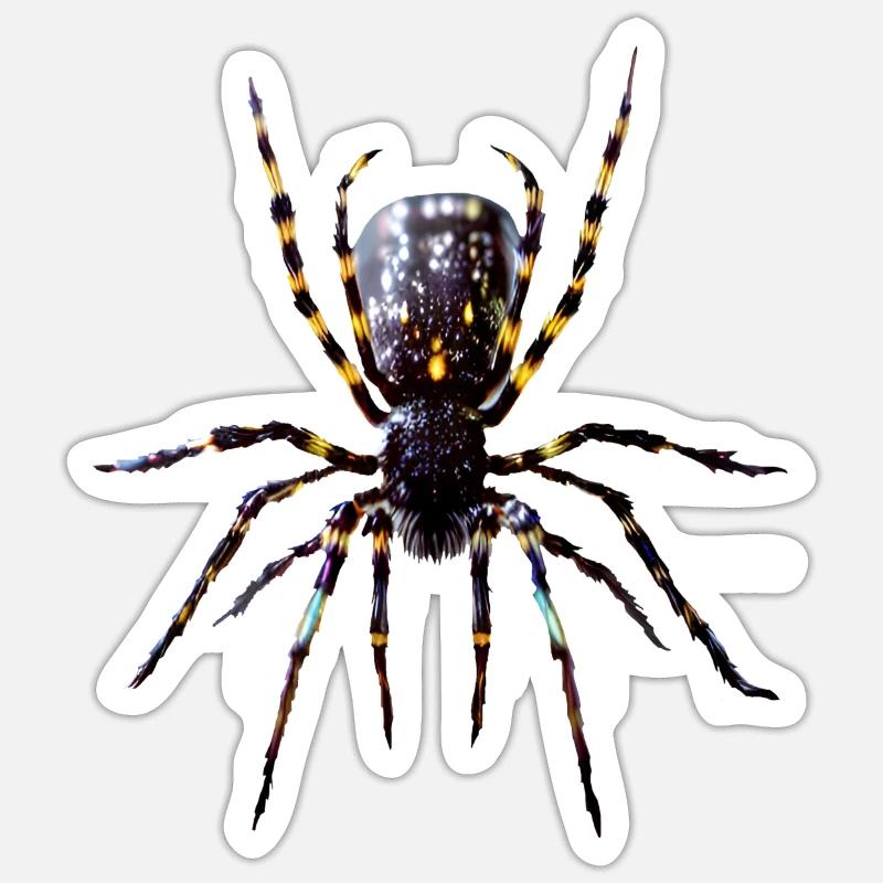 Tarantula Spider Red-knee Tarantula - Sticker size S (10 x 10 cm) - white matte