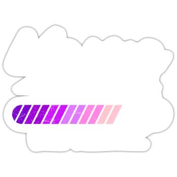Mama 2024 wird geladen Baby Ankündigung 2024 - Sticker Größe S (10 x 10 cm) - Mattweiß - Vorne