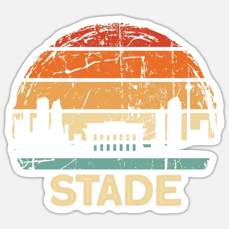 Stade Sticker taille S (10 x 10 cm)