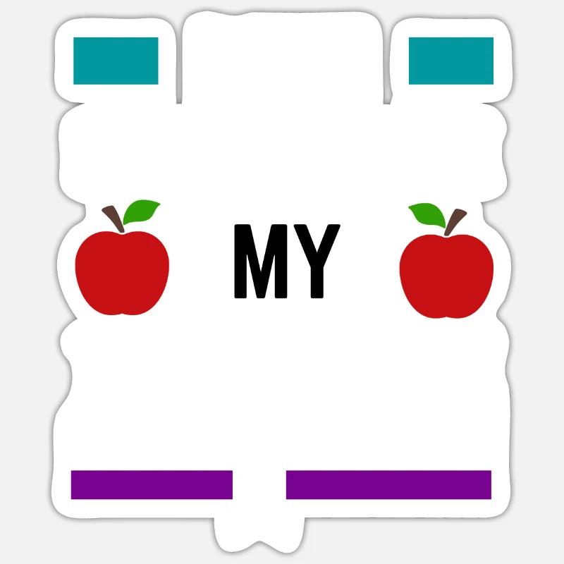 Ne me faites pas utiliser ma voix d’enseignant Sticker taille S (10 x 10 cm)