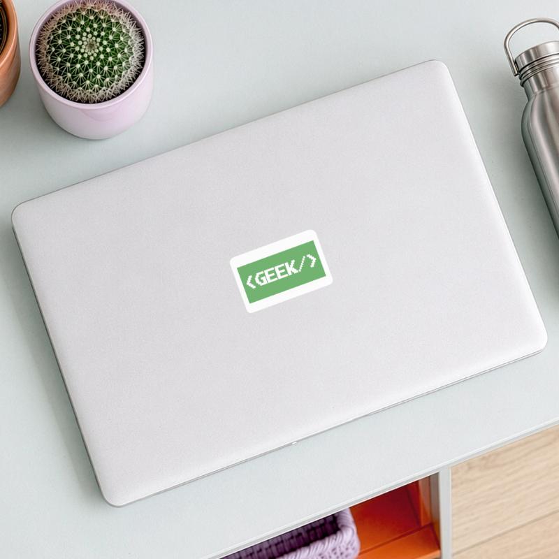 Developer Coder Programmer Geek Sticker size S (10 x 10 cm)