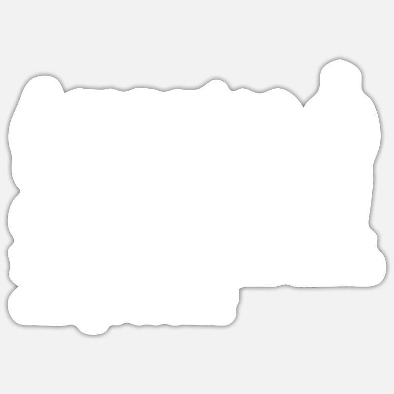 Amputated Leg Prosthesis Gift - Sticker size S (10 x 10 cm) - white matte