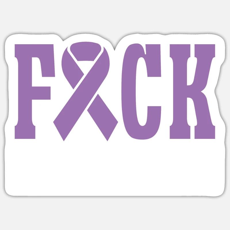 Fibromyalgie Rheuma - Sticker Größe S (10 x 10 cm) - Mattweiß