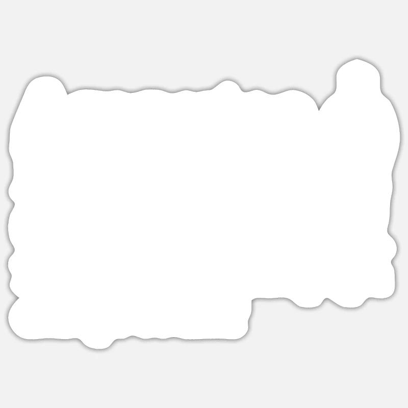 Amputated Leg Prosthesis Gift - Sticker size S (10 x 10 cm) - white matte