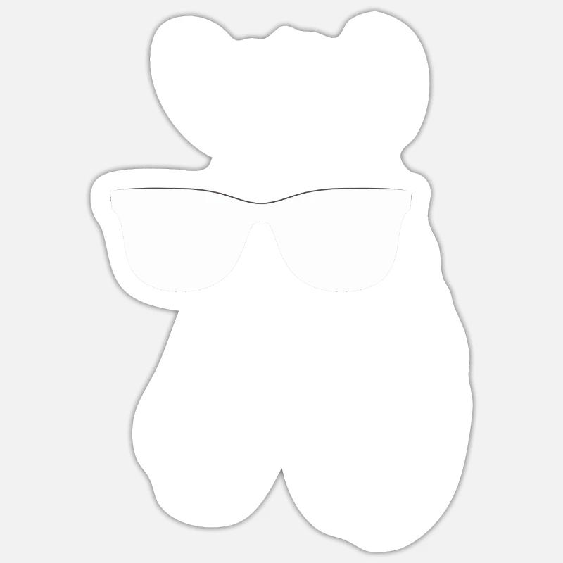 Zebra Sticker Größe S (10 x 10 cm)