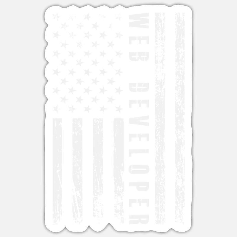 Programmierer, Computeradministrator, Programmierer, Softwareentwickler Sticker Größe S (10 x 10 cm)